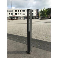 Ornamental bollard#square steel tube 70 x 70 mm#series 40731B