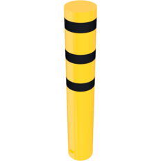Bollard #steel tube Ø 323 x 5,0 mm#yellow / black