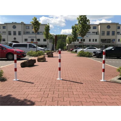 Barrier posts#Steel tube Ø 60 x 2.5 mm#stationary#for casting in concrete