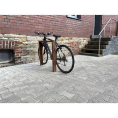 Corten steel leaning bracket