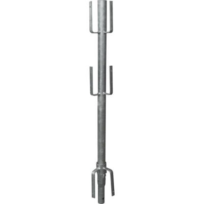 Guard-railing post Ø 48.3 mm#for crank and universal scaffolding trestle