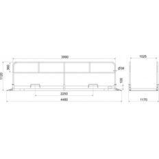 Aluminium#trench bridge
