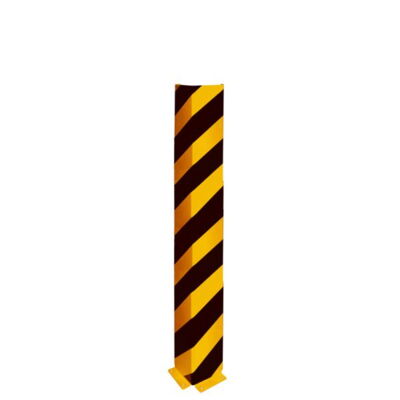 Crash guard angle#with reinforced edges