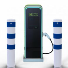 Impact protection bollards#as e-charging post protection