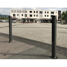 Ornamental bollard#square steel tube 70 x 70 mm#series 4073B