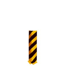 Crash guard angle#with reinforced edges