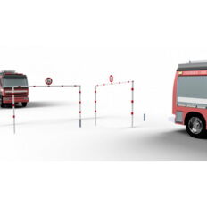 Height restriction barriers#stationary
