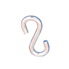 Steel barrier chain links