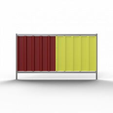 Mobile fence Trapez