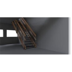 Guard-railing post Ø 48.3 mm#for crank and universal scaffolding trestle